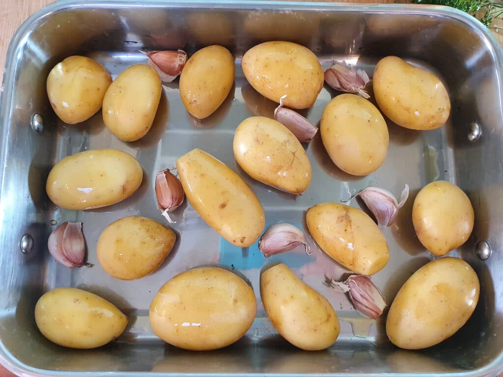 Roasted mini potatoes 6
