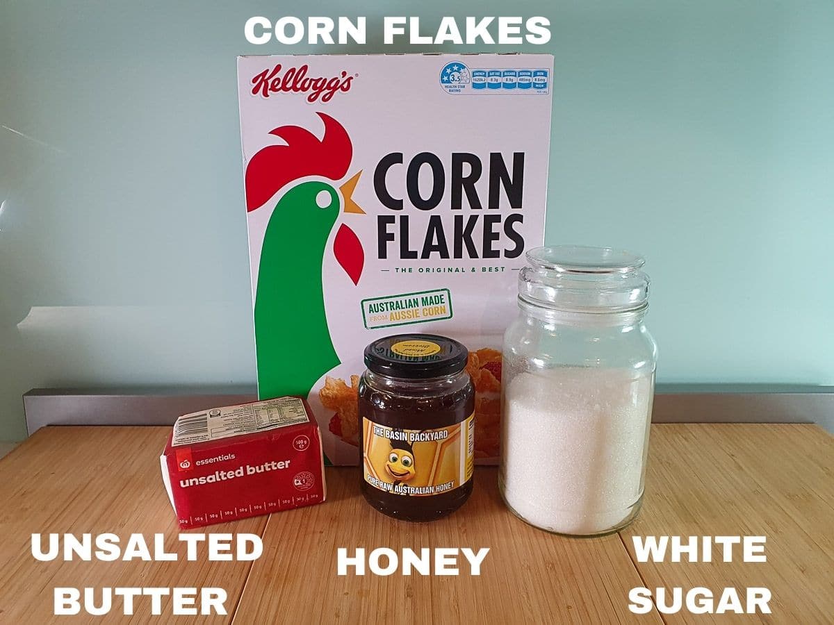 Honey Joys 5 Ingredients as per main body of post.